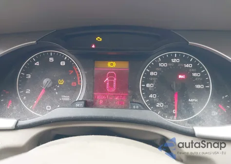 2011 Audi A4 2.0T Premium z USA, uszkodzony, nr VIN WAUWFAFL9BA009483